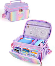 Portable Travel Storage Bag with Shoulder Strap for Audio Speaker Headphone