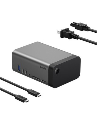 Belkin USB-C Hub, 11-in-1 Pro GaN Dock 150W, Multi-Port Docking Station w/US...