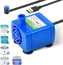 IP68 DR-DC160 submersible water pump Cat Water Fountain Pump for Tritone Blue 