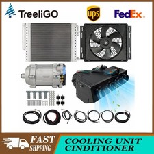 Treeligo 12V Electric Cooling Universal Underdash Air Conditioner Auto A/C USA