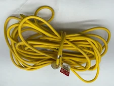 Husky 50 ft 14/3 Medium Duty Indoor/Outdoor Extension Cord Lighted End, Yellow