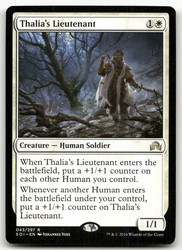 Thalia's Lieutenant #43 Shadows over Innistrad Rare MTG