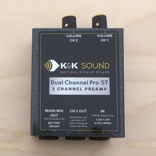 K&K Sound stereo Dual Channel Pro STereo Preamplifier