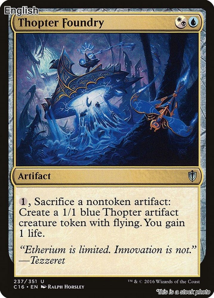Magic Thopter Foundry 237 Uncommon Commander 2016 NM