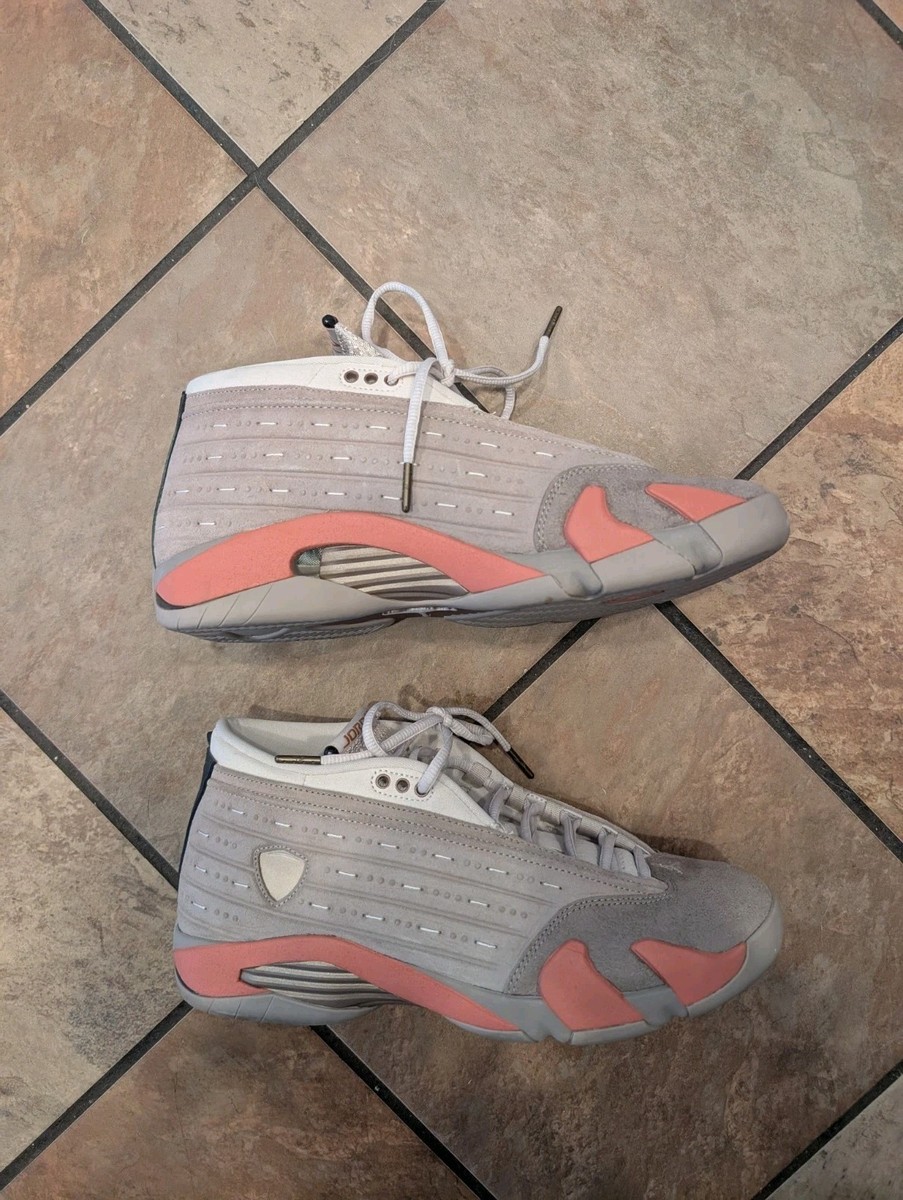 Foot Aj 14 Clot Size 11 Jordan 14 Retro Low X Clot Sepia Stone Terra