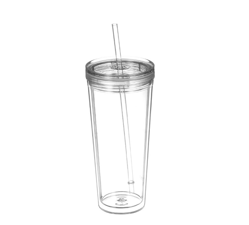 Gourmia Iced Coffee Maker with 25 fl oz. Reusable Tumbler, Red