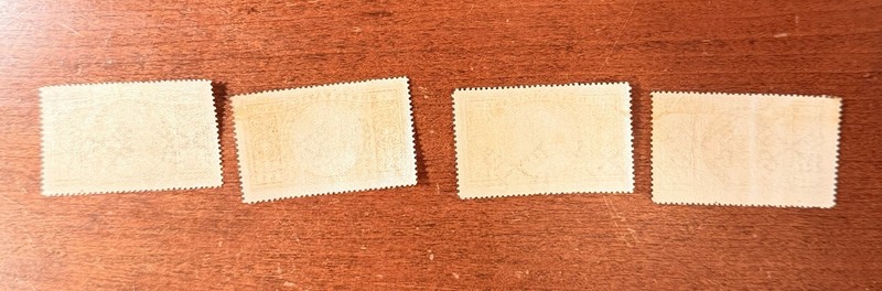 Vatican Mint Hinged Stamps Lot L.1 L.2 L.1.95 L.2.75 Purple Brown Blue Portrait