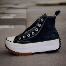 Converse Run Star Hike Shoes M5.5, W7 Black Platform Chuck Taylor 166800C