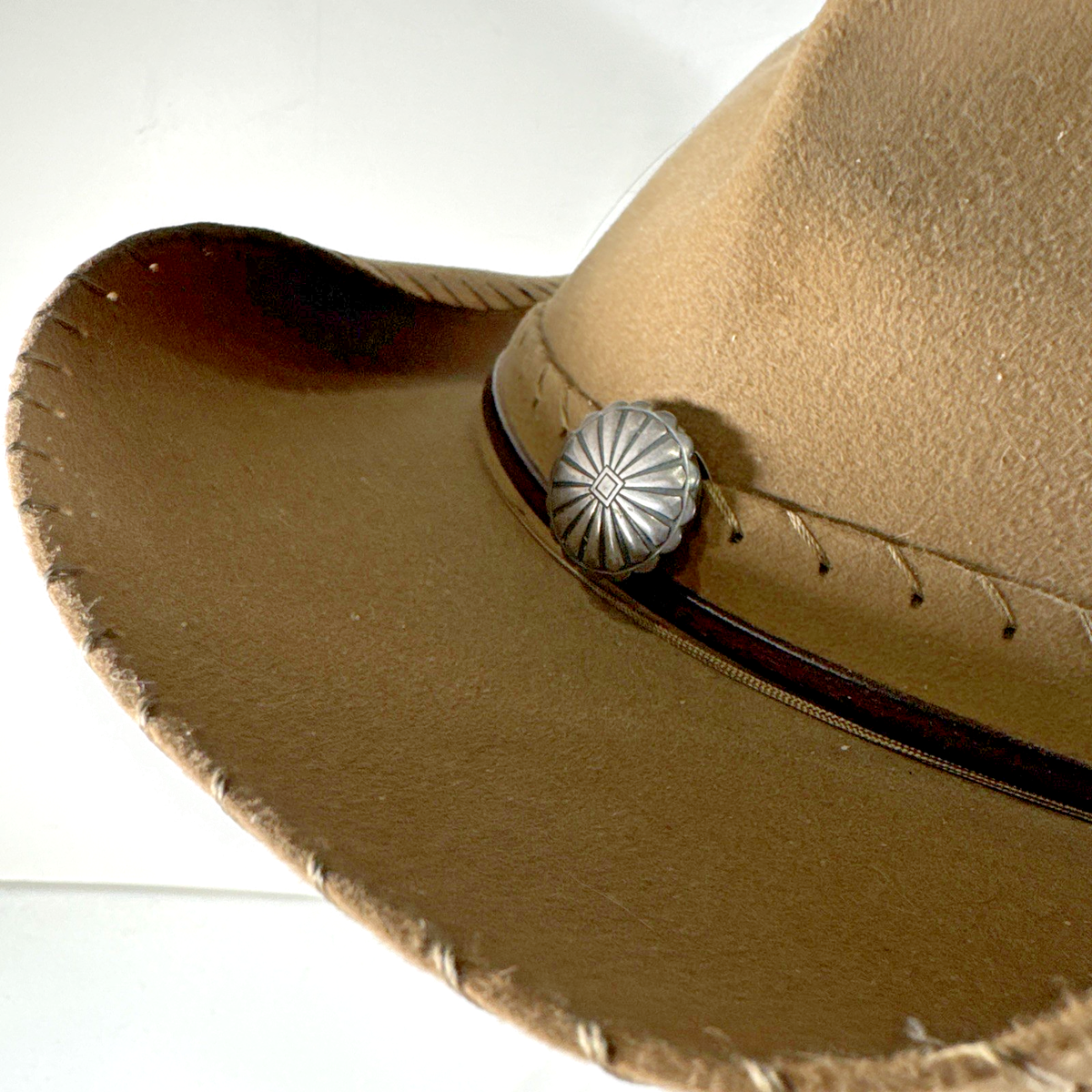 Vtg Estate Stetson 3X Beaver Quality HIBBS CALIFORNIA Sz 7 1/4