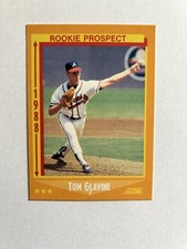 1988 Score Tom Glavine Rookie . Atlanta Braves #638