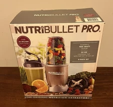 Nutribullet Pro 900 Gold By Magic Bullet 9pc 900 Watt Blender-Nice
