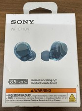 Sony - WF-C710N Truly Wireless Noise Cancelling Earbuds - Glass Blue