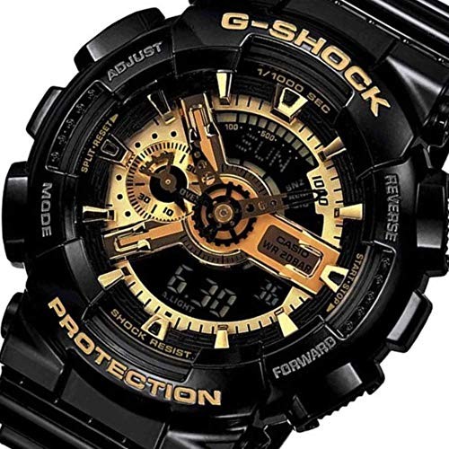 Unused CASIO G-SHOCK GA-110GB-1AJF black & Gold Men's Watch in Box