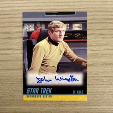 2011 Star Trek The Remastered Original Series JOHN WINSTON Autograph A214