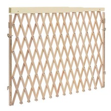 Evenflo Expansion Walk Thru Room Divider Baby Gate Natural Wood