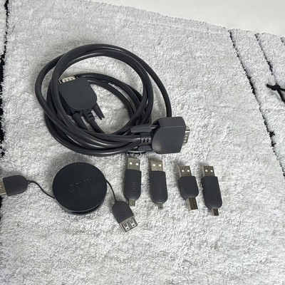 Onn USB 2.0 Adapter Set Micro-USB/Mini-B/Type-B to USB 2.0 Black