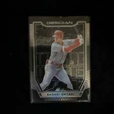 Shohei Ohtani 2019 Panini Obsidian SILVER PRIZM REFRACTOR SP Angels Dodgers