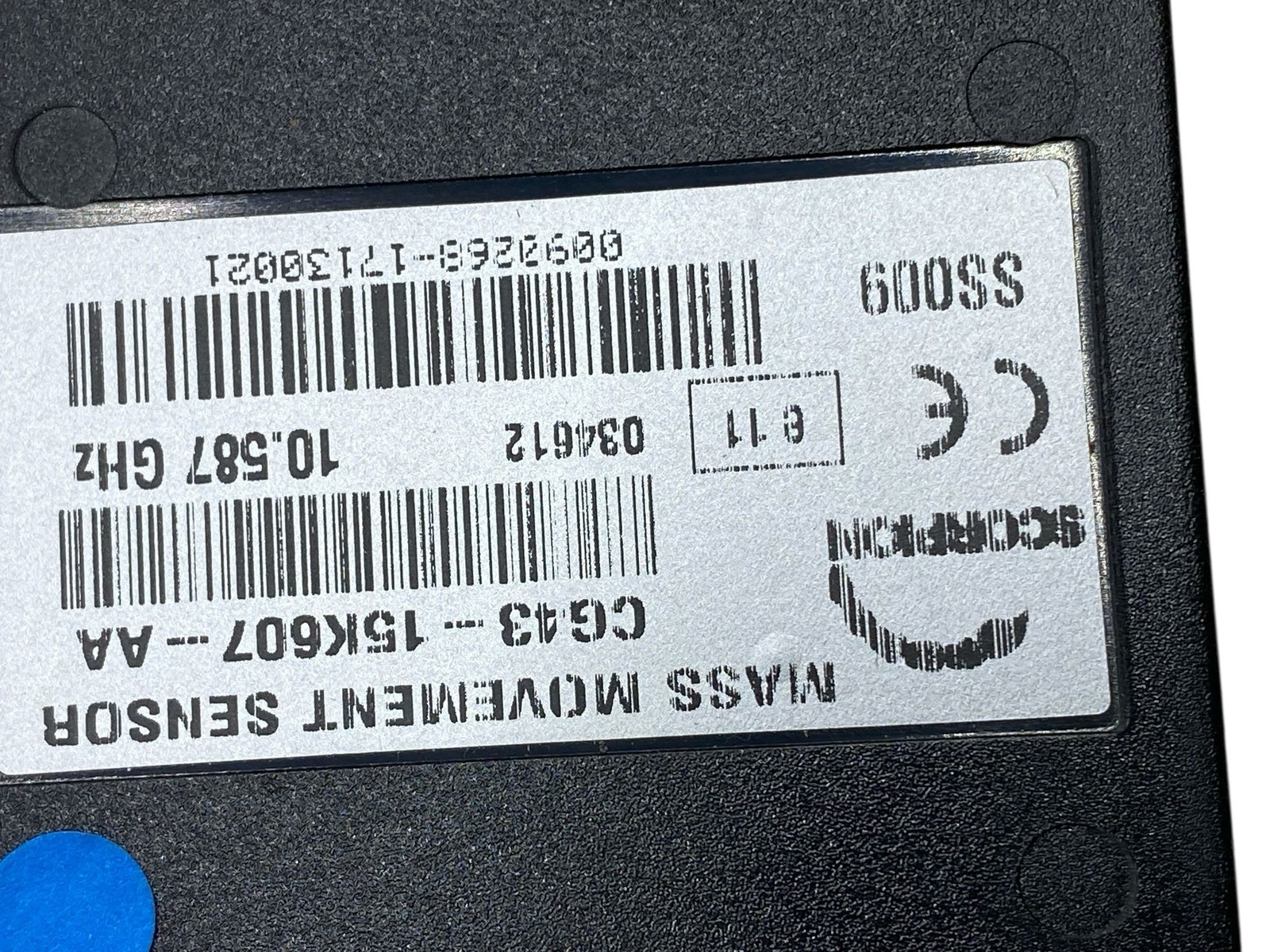 2013-2016 Aston Martin DB9 Oem Mass Movement Sensor Module Unit CG43-15K607-AA