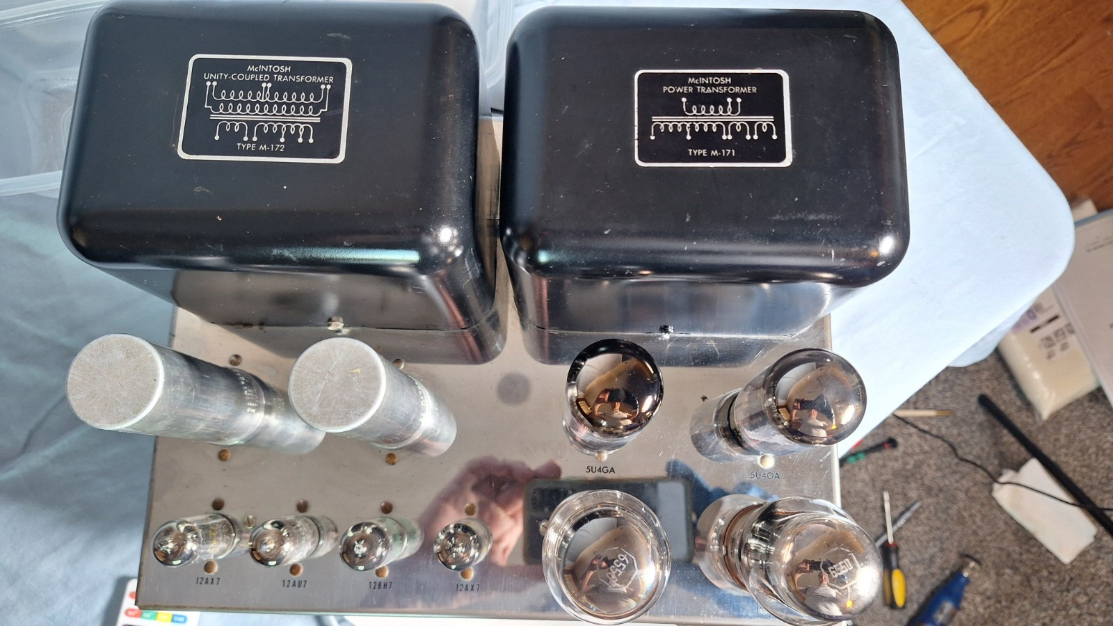 Pre 1958 McIntosh MC60 Mono Vacuum Tube Power Amplifier, Pro Serviced**READ** 