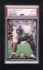 1997 Score Board Rookies Bob Sapp #75 PSA 8 0e2x