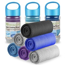 6pcs Cooling Towels for Neck and Face 40"x12" Instant Cooling Ice Towels Micr...