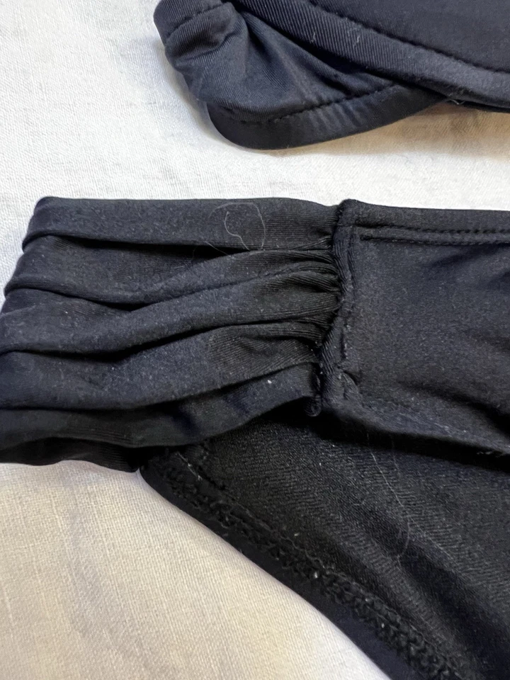 Mossimo 2 Pc Swimsuit Pushup Underwire Bra (34B?) & Hipster Bottom XL Black - Image 4 of 4