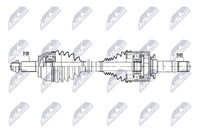 NTY Antriebswelle NPW-LR-058 FüR Landrover Range Rover Sport 2 L494 4 L405 Wagon