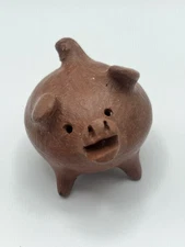 3 Legged Pig Chilean Chanchito Ceramic Figurine A Token of Goodwill & Love 