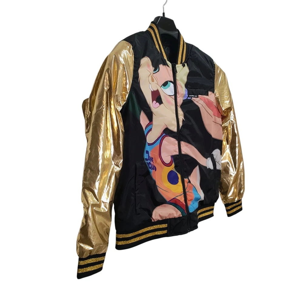 NEW Members Only Space Jam A New Legacy Bomber Varsity Jacket Lola Bunny NWT - L - Image 3 of 4