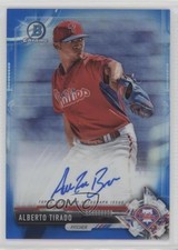 2017 Bowman Chrome Prospect Blue Refractor /150 Alberto Tirado #CPA-ATI Auto 0o9