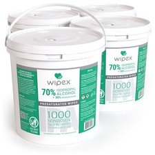 Wipex 70 Isopropyl Alcohol Wipes, Bulk 1000 Count - Ideal for Electronics,