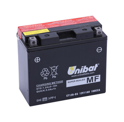 MOTORRADBATTERIE UNIBAT 12V 10AH CT12BBS YT12BBS YAMAHA FZS600S Fazer 600 00