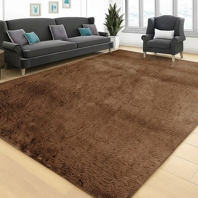 Shaggy Vorleger rutschfest weich flauschig Flurteppich Schlafzimmer Wohnzimmer Matte