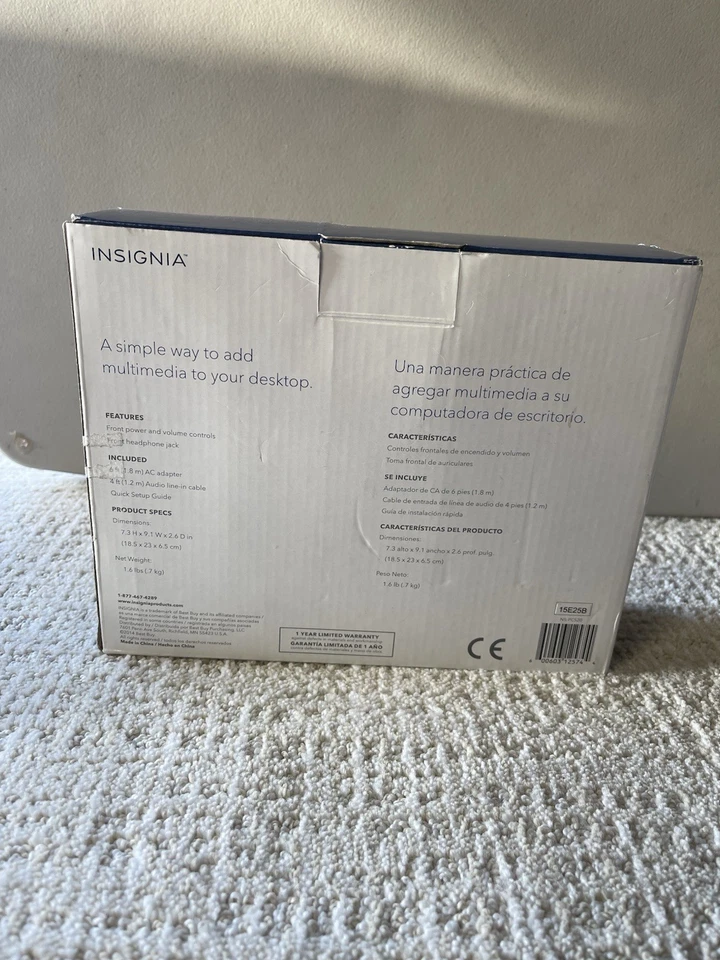 Altavoz para computadora con alimentación INSIGNIA Foto 4 de 4