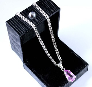Pink Morganite 9.25 Ct Pear Natural Gems Certified Pendant Thanksgiving Discount