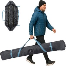 Tough Outfitters 170cm/190cm Ski Bag Men Women Ski Bag 1 Pair of Skis Poles