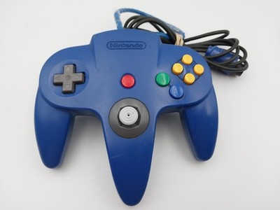 Nintendo 64 N64 Controller OEM Original Blue Loose Stick 7/10 Taped Cord TESTED