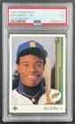 KEN GRIFFEY JR. PSA 3 1989 UPPER DECK #1 ROOKIE RC MARINERS 8551