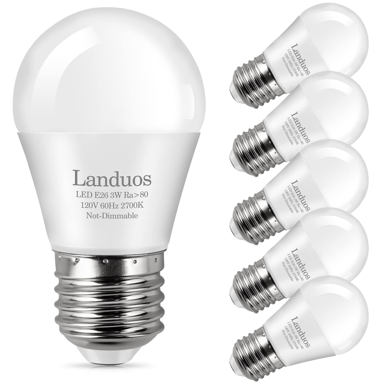 Equivalent,2700k Warm White Light Bulb,a15 E26 Led Bulb,3...