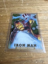 2024 Skybox Marvel Masterpieces ‘92 Platinum #38 Iron Man Clear Cut Trading Card