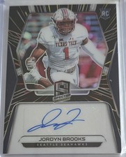 JORDYN BROOKS 2020 Spectra Rookie Autographs Hyper /99 #4 Auto Seahawks RC