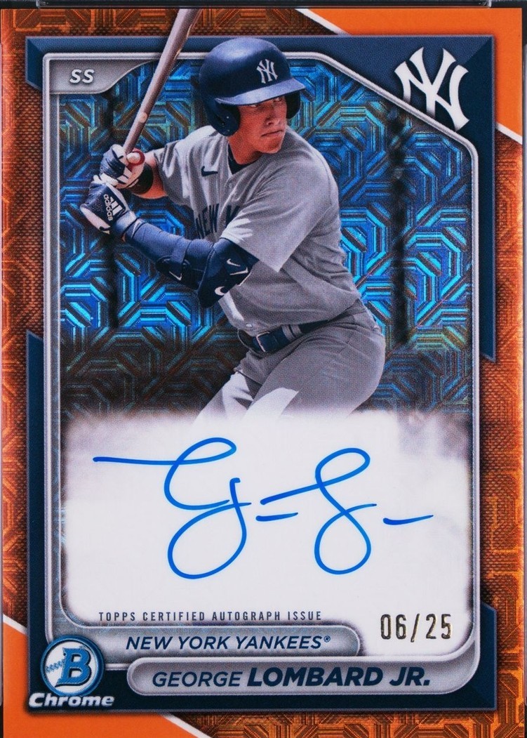 2024 Bowman - George Lombard Jr. #BMA-GL for sale | eBay