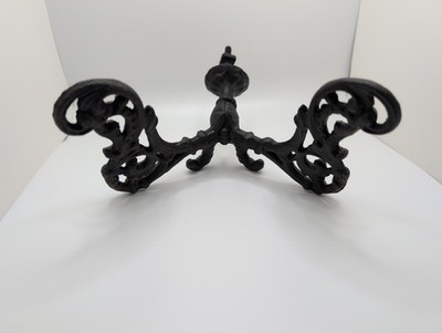 Antique Hook Hat Coat Rack Hall Tree Vintage Victorian Cast Iron Hardware 6x6x5
