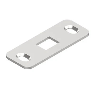 Gâche basse - inox - pour verrou en applique Danaos LA CROISÉE DS - Photo 1/4