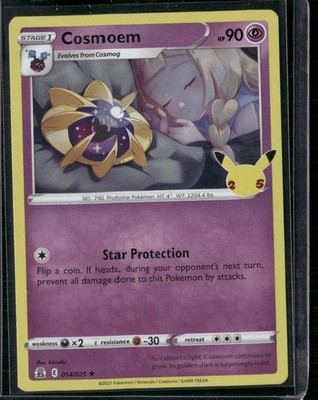 2021 Pokémon #014/025 Cosmoem holo