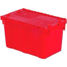 Flipak Distribution Container 22-5/16""L x 13""W x 12-13/16""H Red Lewis Bins