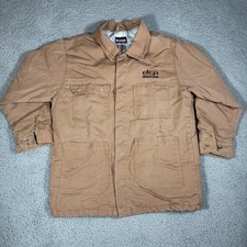 Bulwark FR Jacket Mens XL Brown Flame Resistant Excel Comfortouch Workwear JLC4B