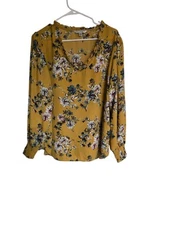 Counterparts Women's Floral Blouse Floral Size XL