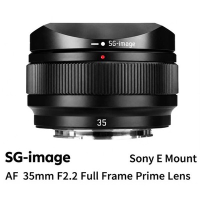 SG-image 35mm F2.2 AF Full Frame Prime Lens Lightweight Sony E Mount A7C2/A7CR