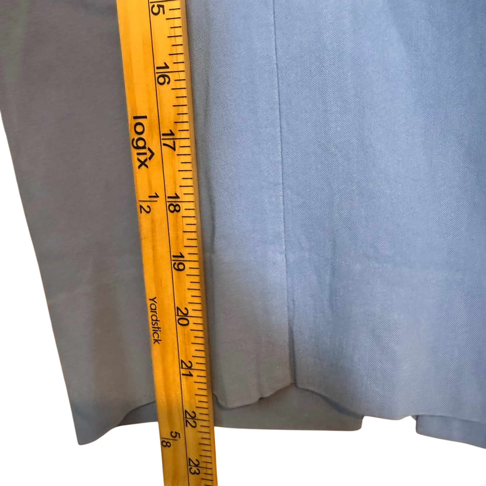 Ruby Rd. Women's Size 22W Plus Solid Blue Capri P… - image 6